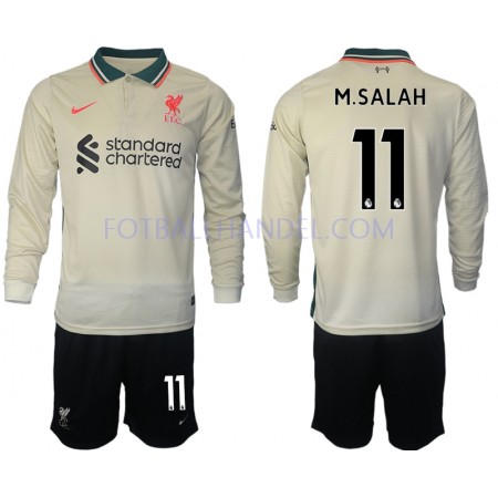Barn Fotballdrakter Liverpool M.Salah 11 Borte 2021-22 Langermet